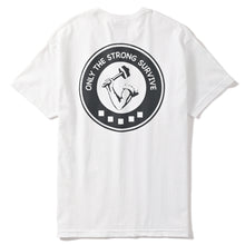 Load image into Gallery viewer, ONLY THE STRONG SURVIVE TEE WHITE